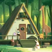 森林里的涂鸦村