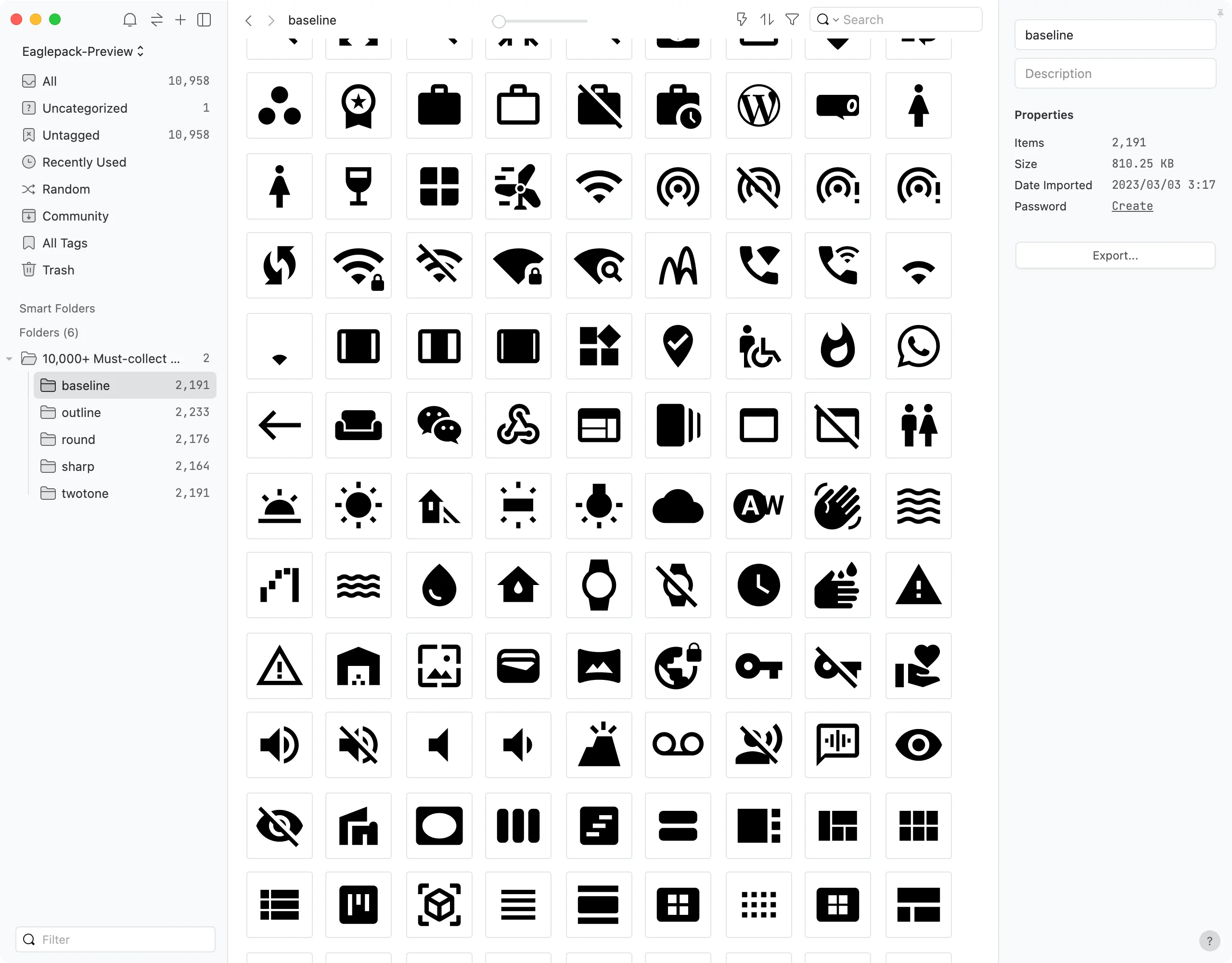 Create Designs with 10K Google Material Design Icons