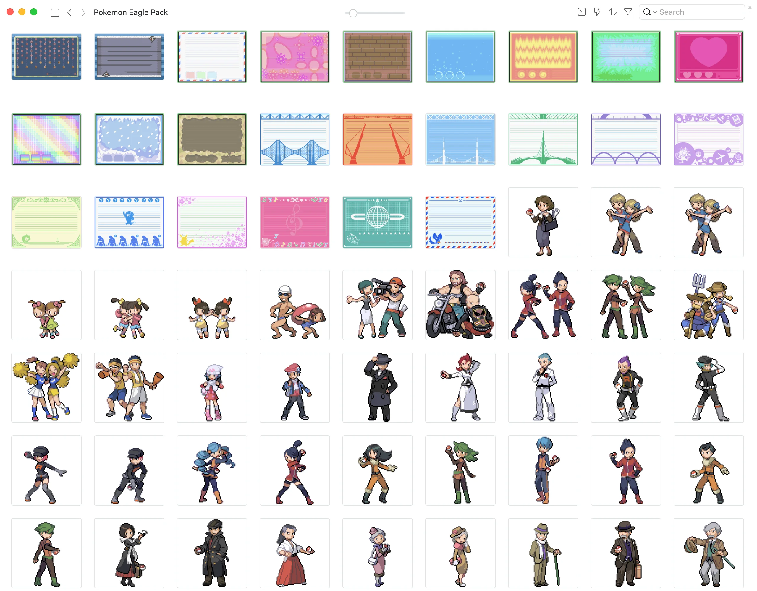 1300 Pokemon Pixel Sprites