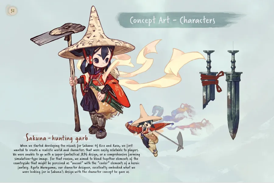 《天穗之咲稻姬》概念美术设定集