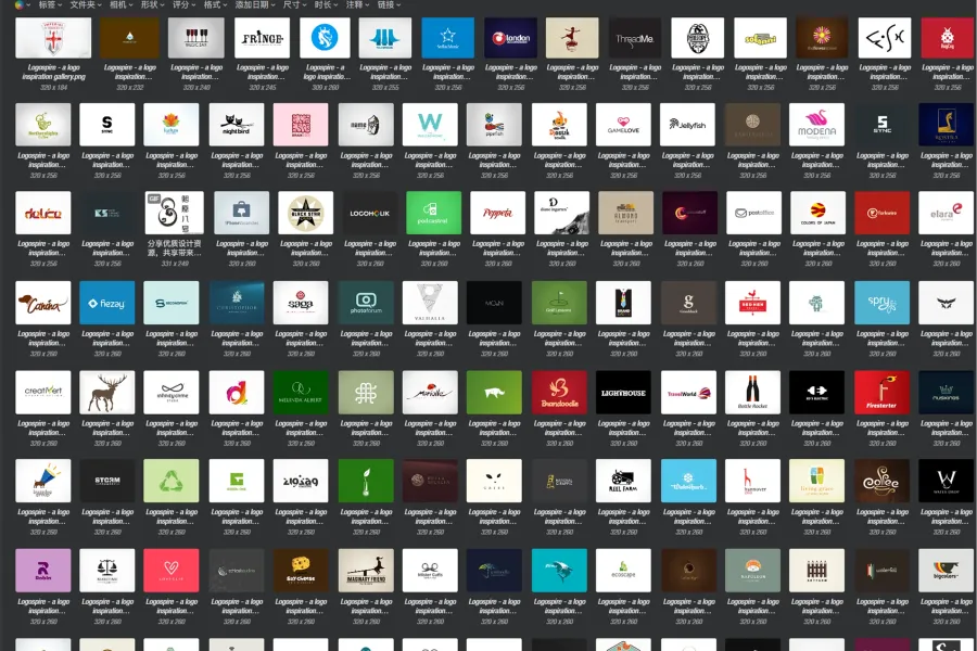 670+ 各类Logo参考灵感