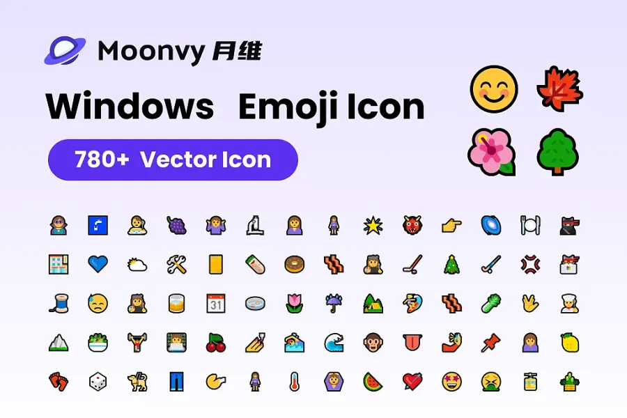 Windows 风格 Emoji  图标（780+个）