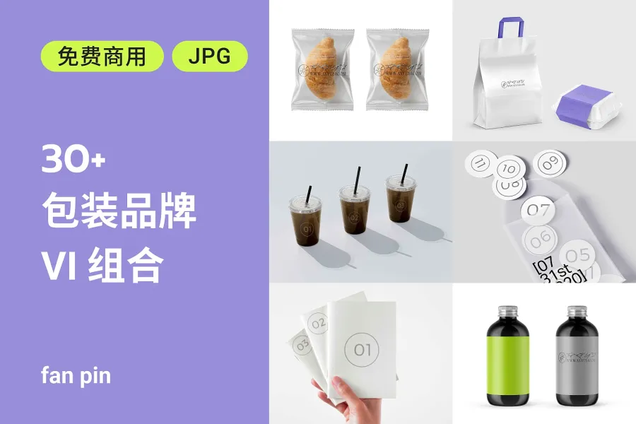 30款包装品牌vi组合（可商用素材）
