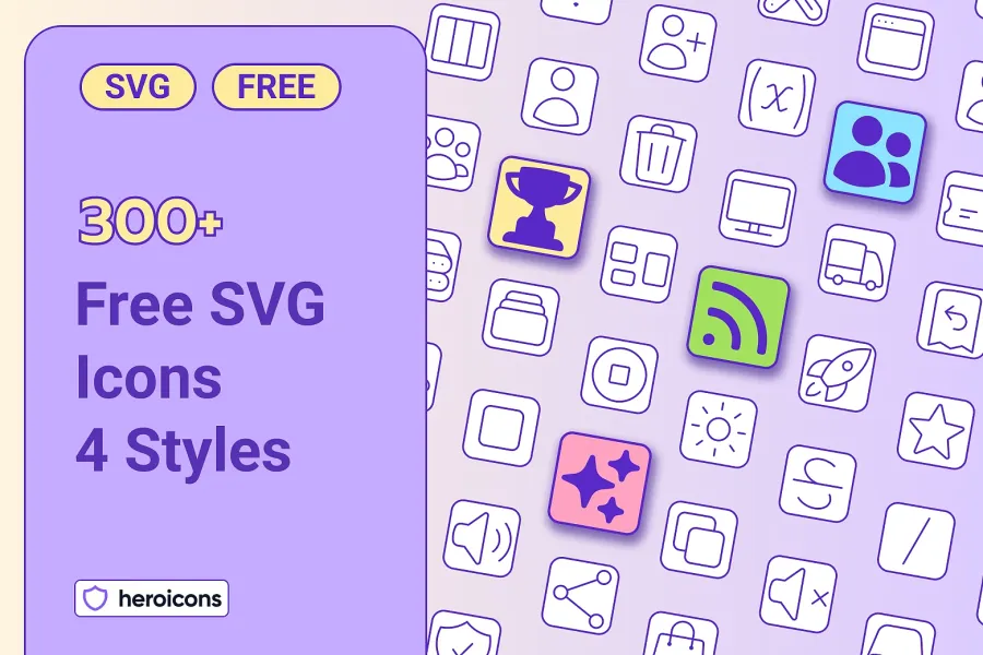 Heroicons: SVG Icons by the Tailwind CSS Team, in 4 Styles