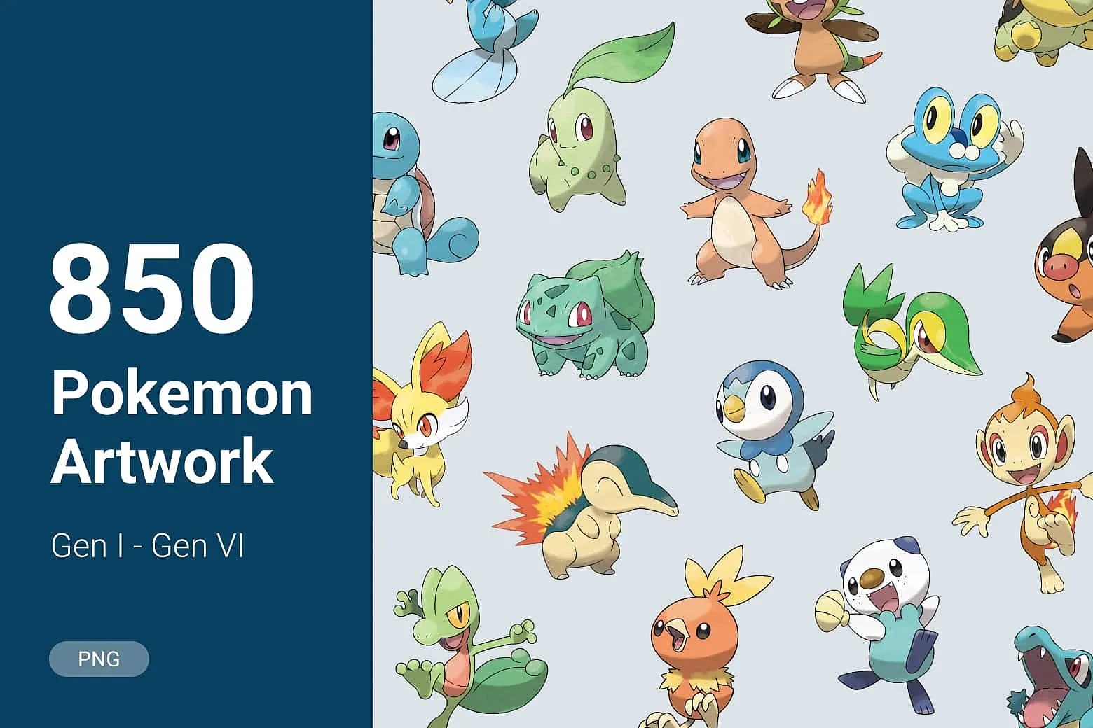 850 Pokemon Artwork (Gen I - Gen VI) | Eagle Community