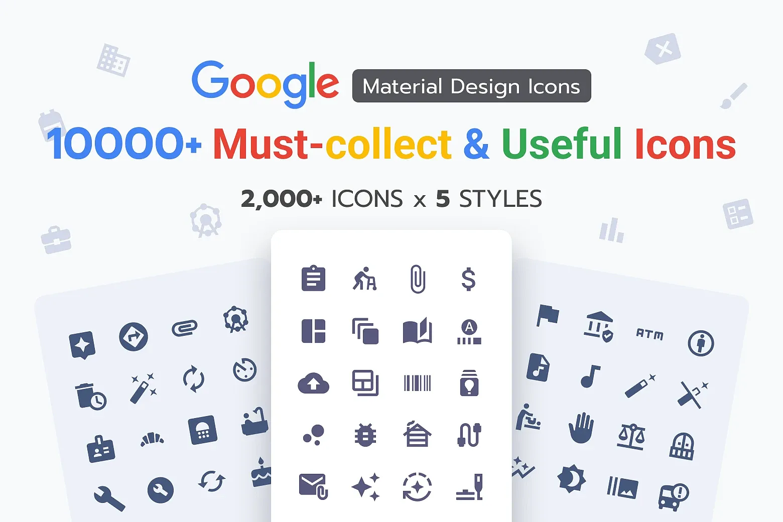 Free icons designed by Google