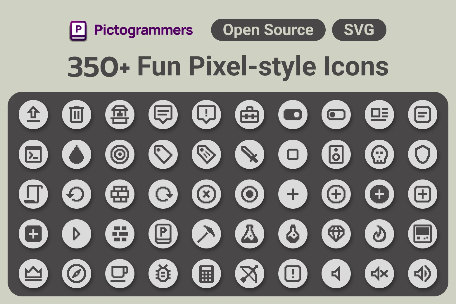 Captivate Audiences With 350+ Pictogrammers' Pixel Art Icons | Eagle ...