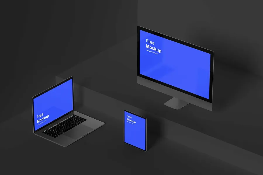 Isometric Macs Mockups