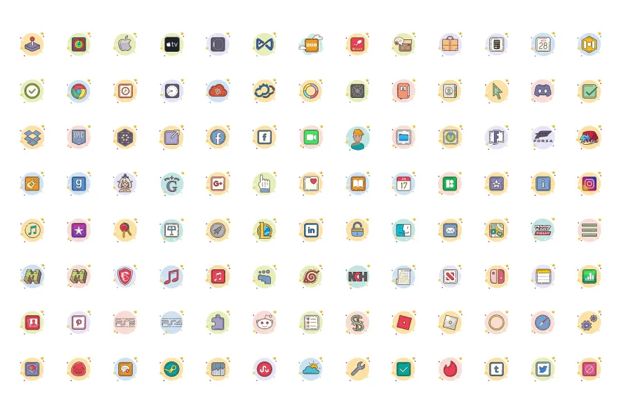 梦幻创意！400+ 款泡泡风格图标，免费下载、可商用