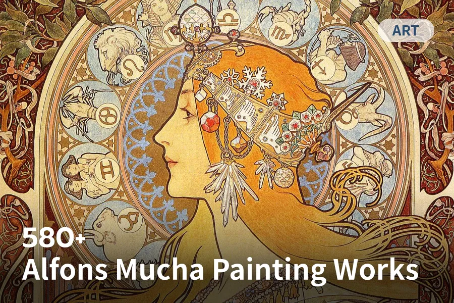 Explore Famous Mucha's Paintings: Eaglepack Collection