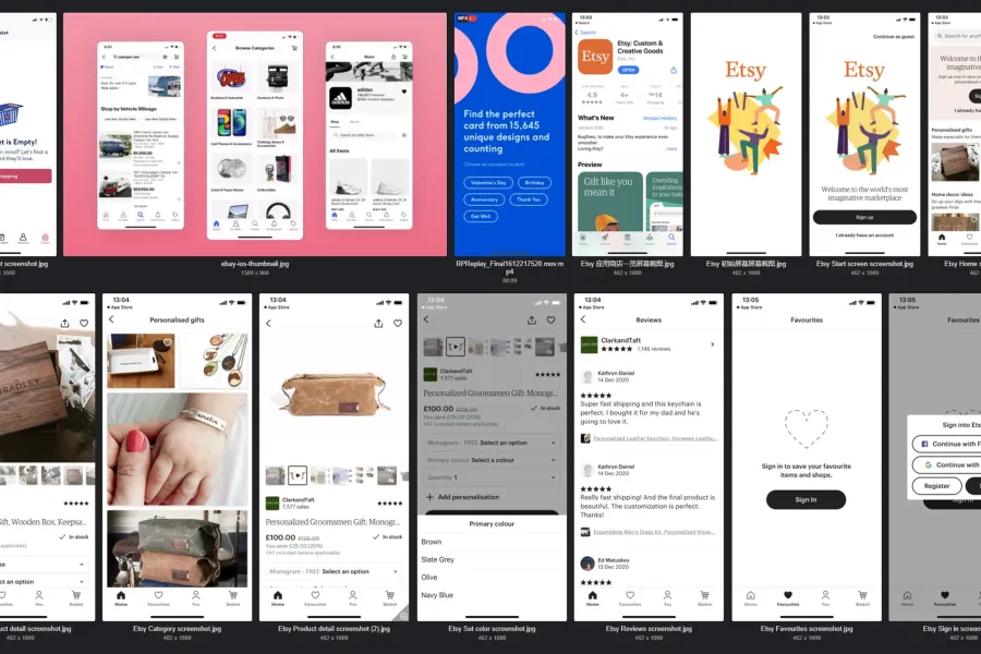 500+ 欧美简约UI参考