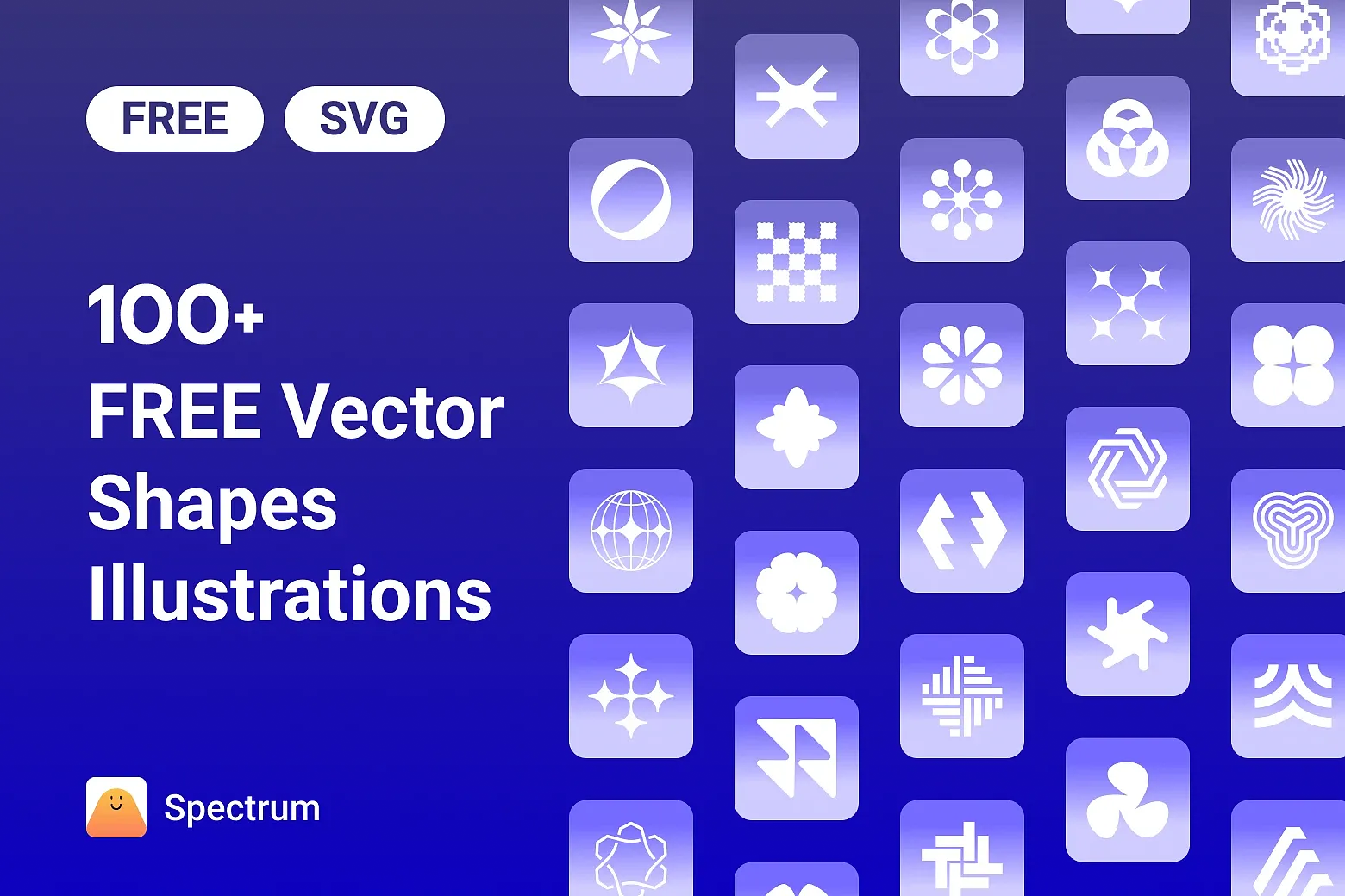 Spectrum: 130+ Free Geometric Vector Shapes, Click to Copy SVG | Eagle ...