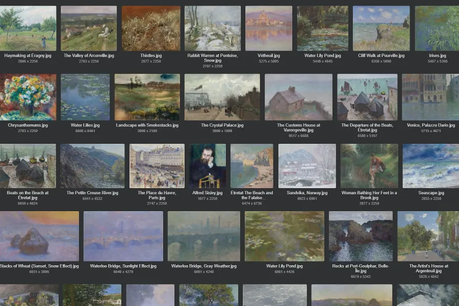 36 张 Claude Monet 莫奈作品高清大图