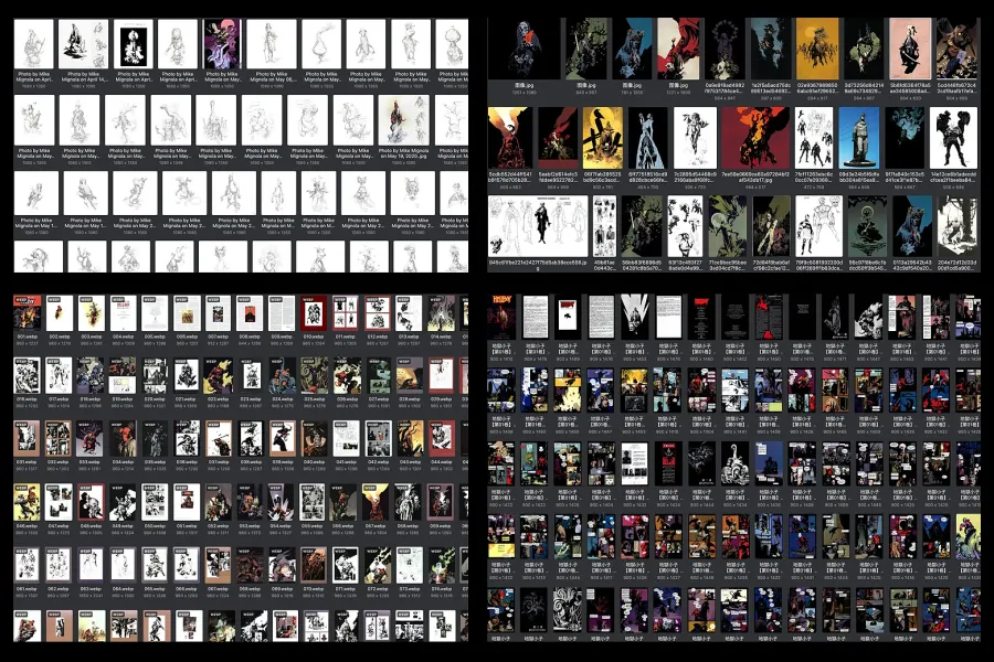 Mike Mignola 个人作品《地狱男爵》漫画与设定集