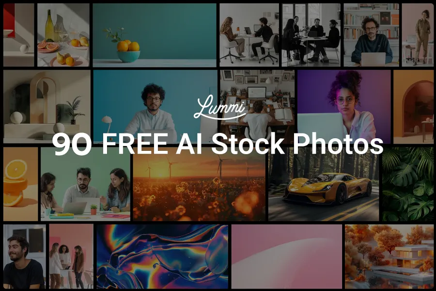 Lummi Free AI Image Pack: 90 High-Res Commercial-Use Assets
