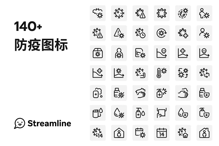 140+ 医疗图标：提升用户界面设计的必备完整收藏