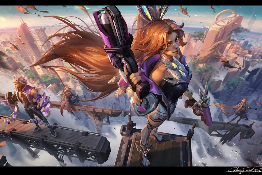 《英雄联盟 LOL》原画 222 张
