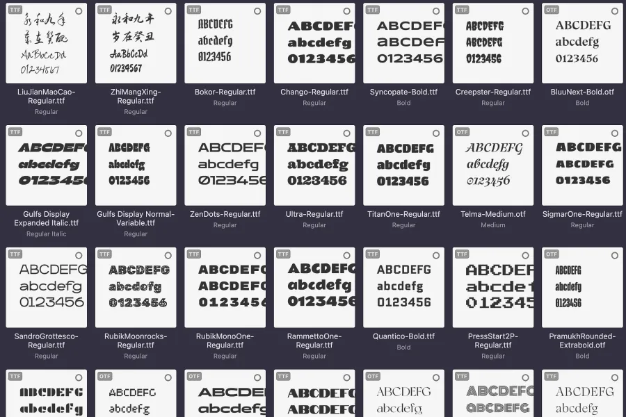 34 款设计感极强的免费商用字体整理