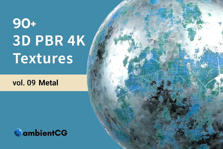 Metallic Magic: 90+ PBR Metal Textures for 3D Design