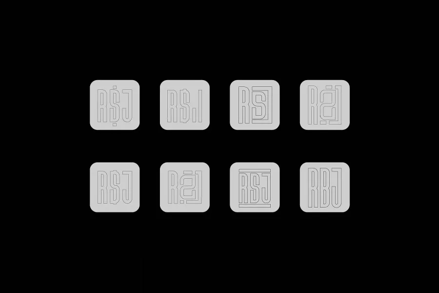 品牌设计-古典黑金类高端英文金融 LOGO