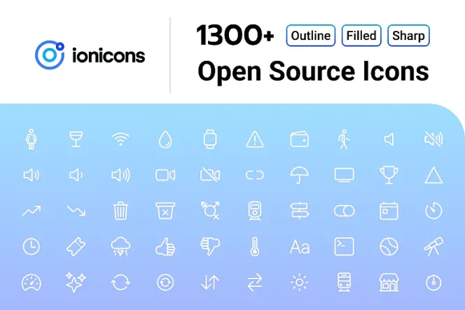 Ionicons: The Open Source Solution to Your Design