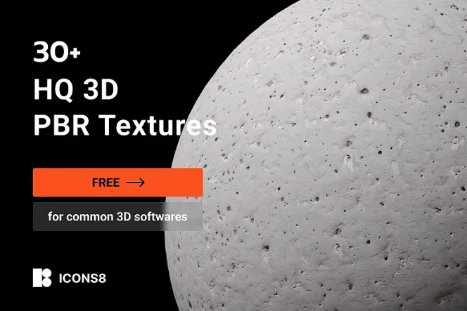 Improve Your 3D Modeling with 30+ HQ PBR Textures