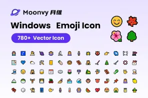 Windows 风格 Emoji  图标（780+个）