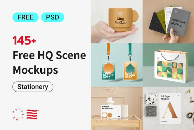 Unlock Your Creative Potential with 145+ Stationery Mockup