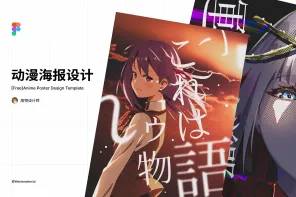 4 Free Anime Poster Design Temp