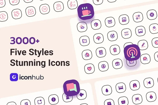 Discover Iconhub: Your Gateway to Free Commercial Use Icons