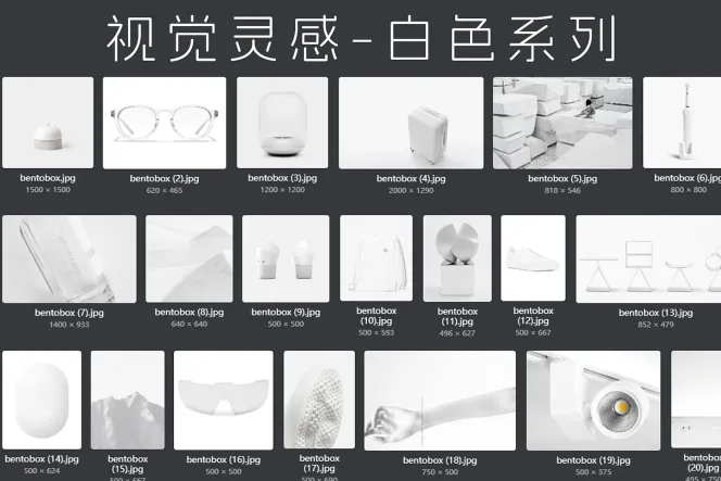 71 张视觉灵感-白色系列