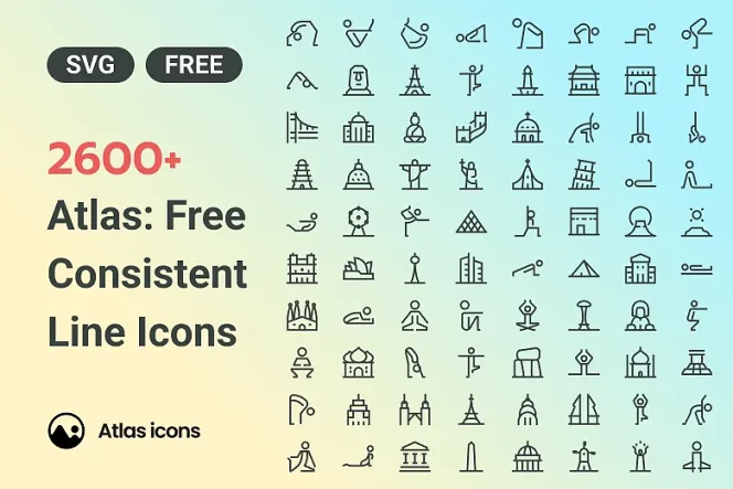 2600+ Atlas Icons: Enhance Designs with Consistent Style Icons