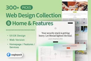 【Web Design Inspiration Picks】300+ Examples of "Home & Features" Page Design