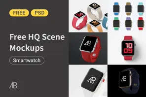 Craft Your Perfect Vision: Free Apple Watch Mockup Collection