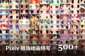 500+ Pixiv 眼珠绘画特写
