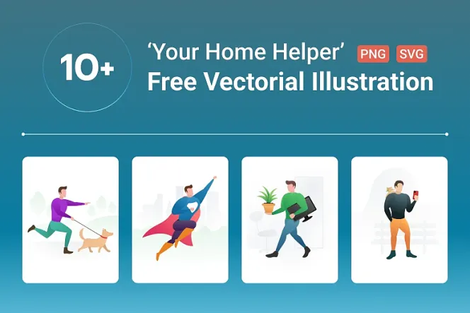 Cleverly Designed 10+ Domestic Helper Illustrations