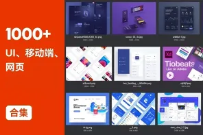1000+ UI 移动端、网页设计