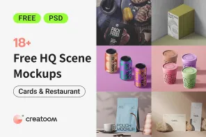 Savor the Flavor: Get Creative with Card Restaurant Mockup