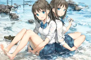 插画师 anmi 作品欣赏