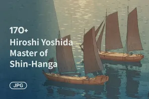 Hiroshi Yoshida: One Scene, Six Skies, 170+ High-Res Prints