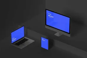 Isometric Macs Mockups