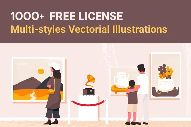 Transform Your Designs with Reshot Free Vector Illustrations