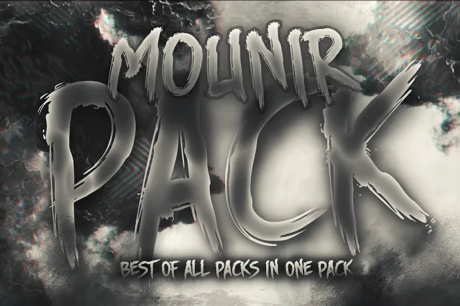 Free GFX Pack For photoshop - Mounir Pack (+90k Downloads)