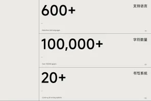 小米澎湃 MiSans L3 字体