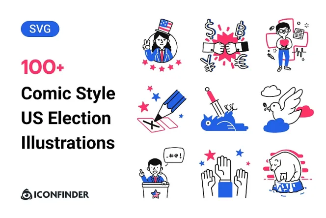 Power Up Your Message with 100+ High-Quality Vote Cliparts