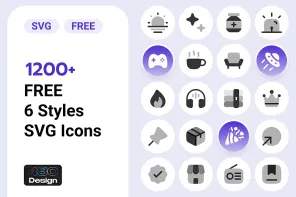 Solar Icons: 1,200+ Free SVG Icons in Six Distinct Styles