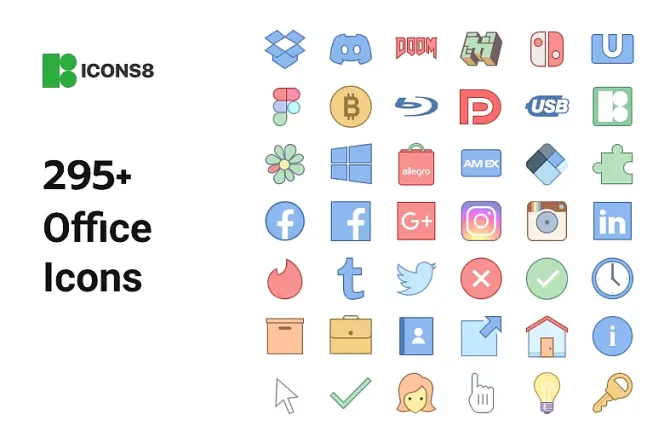 Get the Look: 200+ Free Office Style Icon Pack