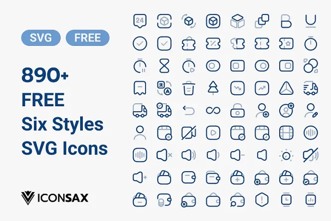890 Free Iconsax SVG Icons: Get Your Wings and Soar!
