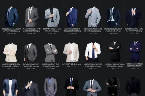 59 张PS素材男士形象职业正装照