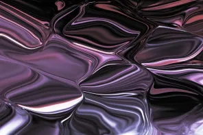 抽象液体紫铬背景